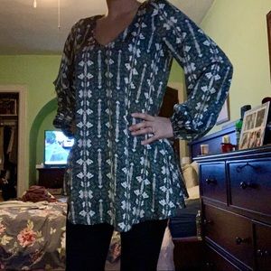 Mumu silk top